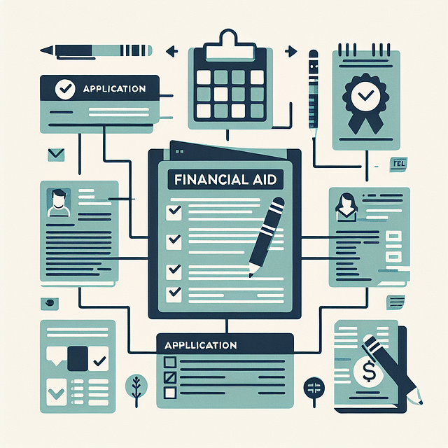 financial aid application forms and information brochures