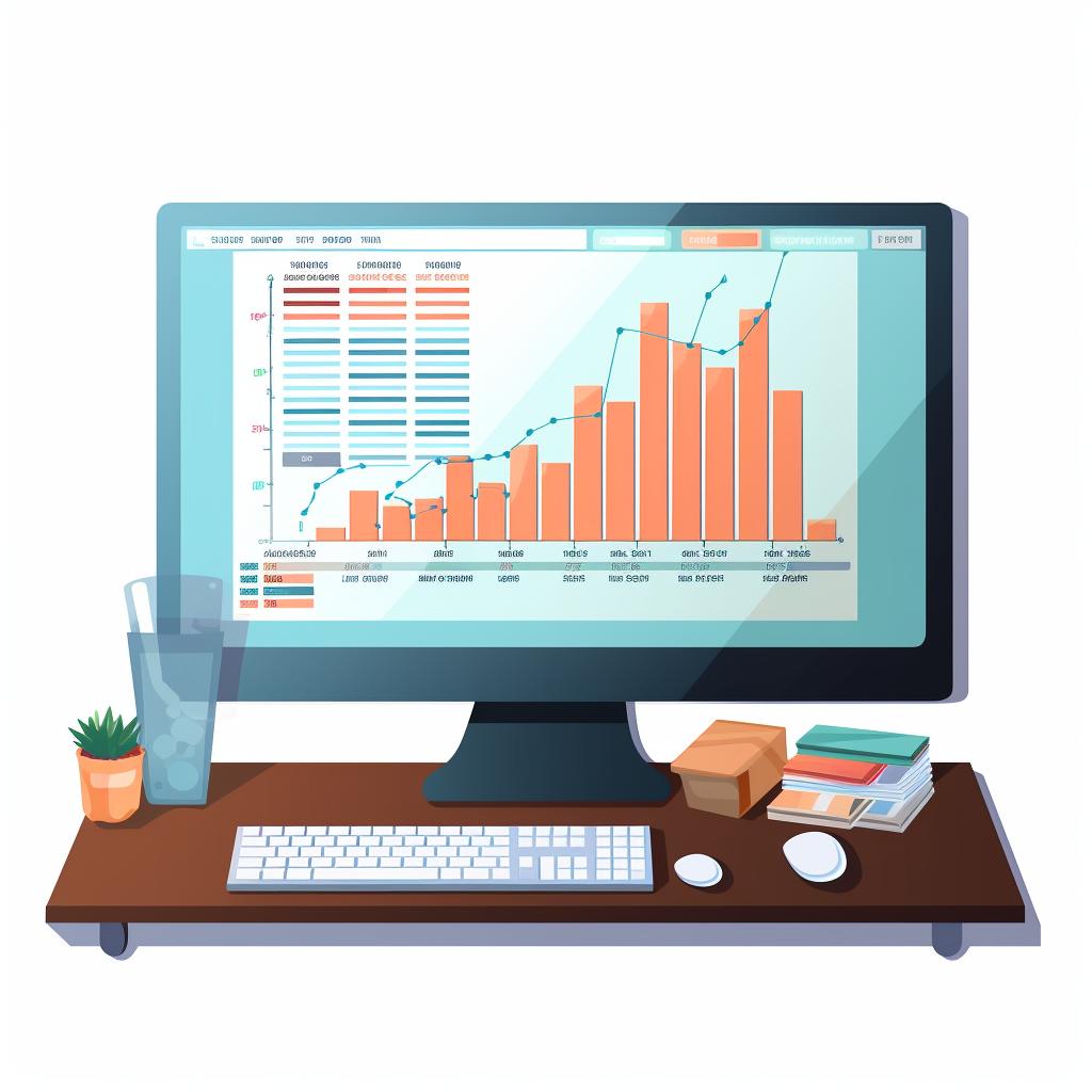 Budget spreadsheet on a computer screen